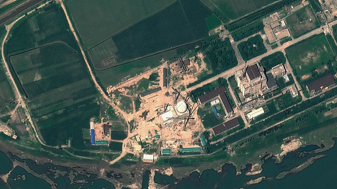 Square This Agust 6, 2012 satellite image provide by GeoEye on August 22, 2012 shows the Yongbyon Nuclear Scientific Research Centre in North Korea. North Korea has put a dome on a light-water reactor it is building, a key step towards completing a plant 