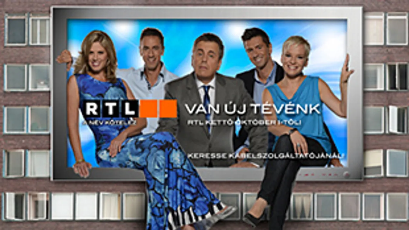 RTL2, új kereskedelmi csatorna reklámja, Máthé Kriszta, Friderikusz Sándor, Oroszlán Szonja, Csonka András