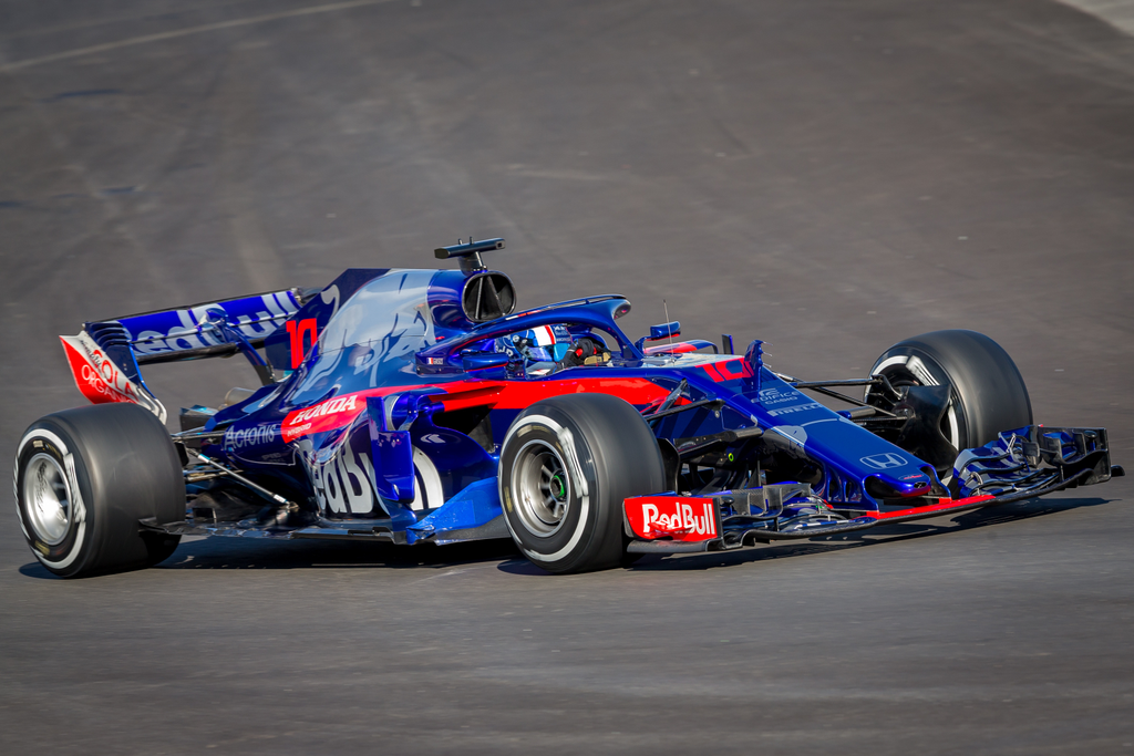 A Forma-1 előszezoni tesztje Barcelonában - 5. nap, Pierre Gasly, Scuderia Toro Rosso 