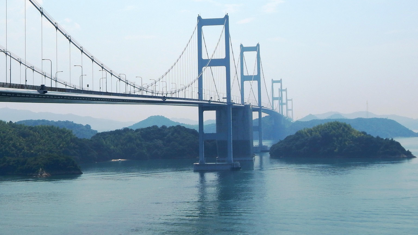Japán Szeto-beltenger Simanami Kaido híd 