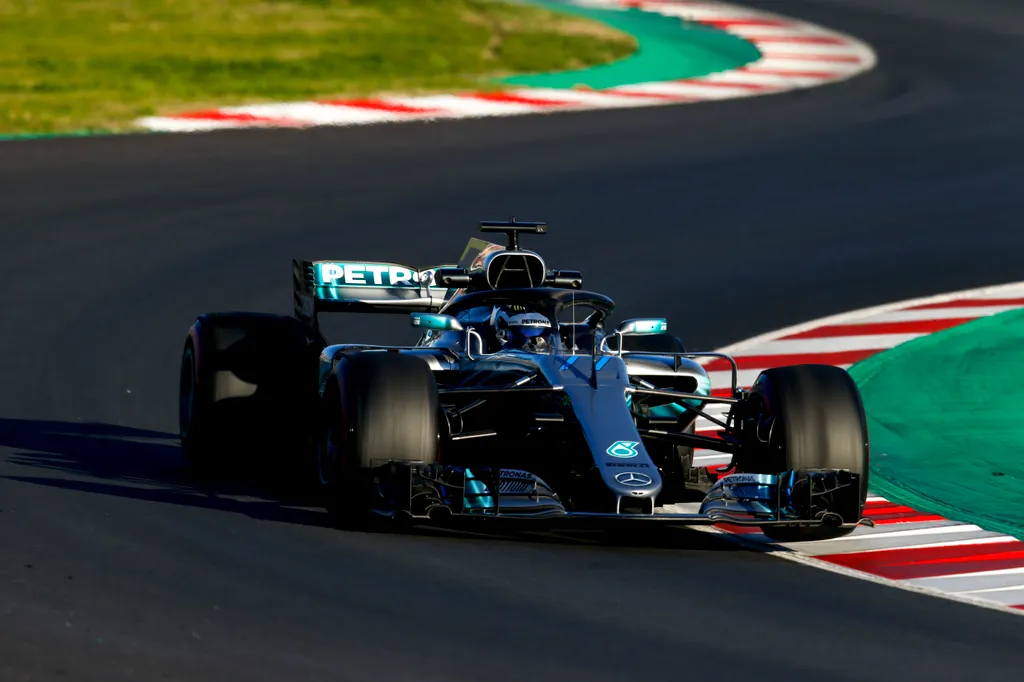 A Forma-1 előszezoni tesztje Barcelonában - 6. nap, Valtteri Bottas, Mercedes-AMG Petronas 