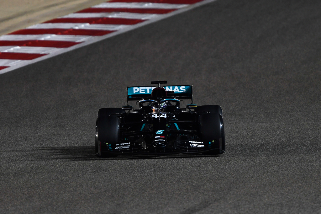 Forma-1, Lewis Hamilton, Mercedes, Bahreini Nagydíj, 2020 péntek 