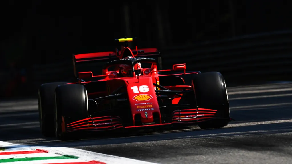 Forma-1, Charles Leclerc, Ferrari, Olasz Nagydíj, 2020 péntek 