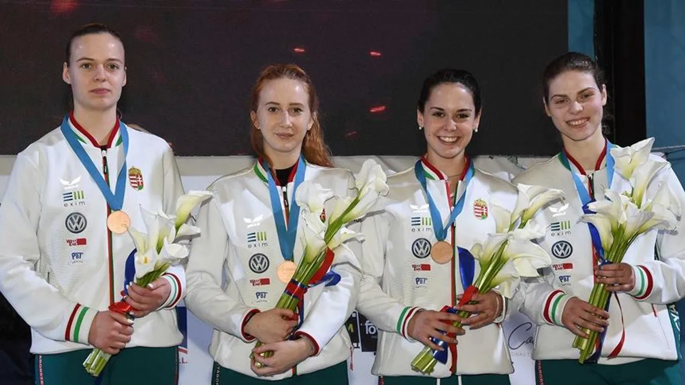 Bronzérmet nyert a női tőrválogatott a junior vívó Európa-bajnokságon 