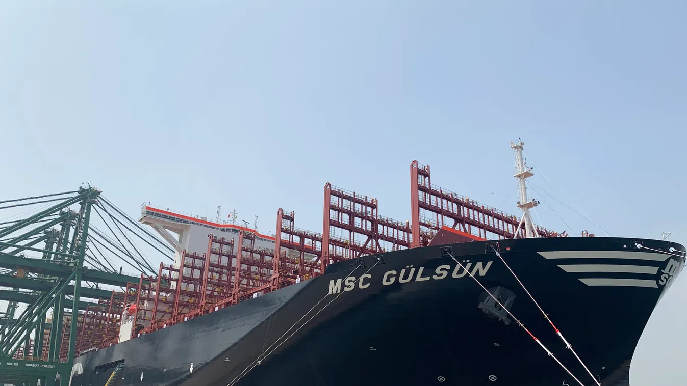 MSC Gulsun, a világ legnagyobb konténerszállítója 