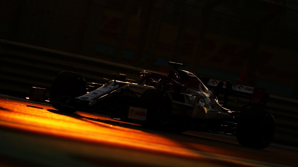 Forma-1, Kimi Räikkönen, Alfa Romeo, Abu-dzabi Nagydíj 2020, péntek 