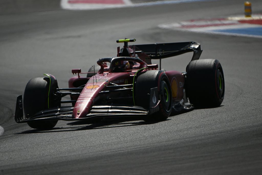 Forma-1, Carlos Sainz, Ferrari, Francia Nagydíj 2022, szombat 