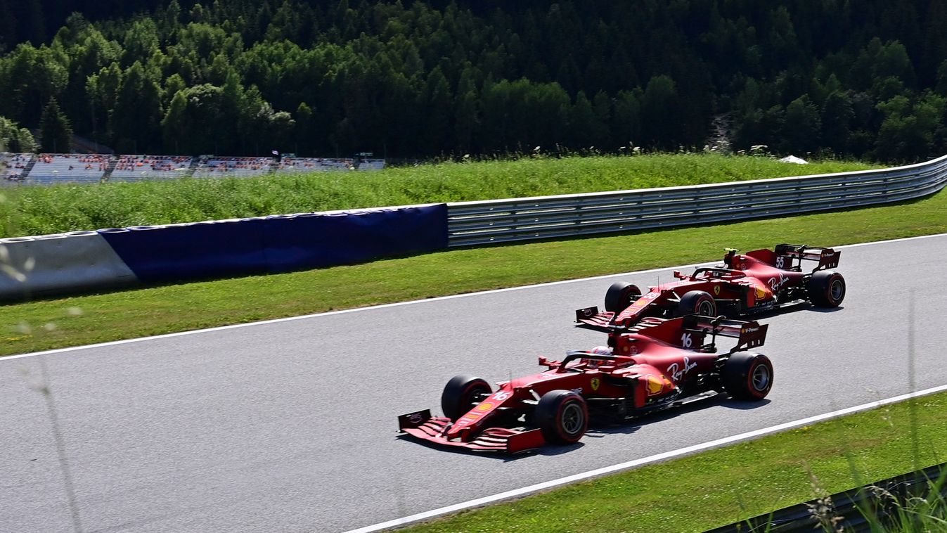 Forma-1, Stájer Nagydíj, időmérő, Charles Leclerc, Carlos Sainz, Ferrari 