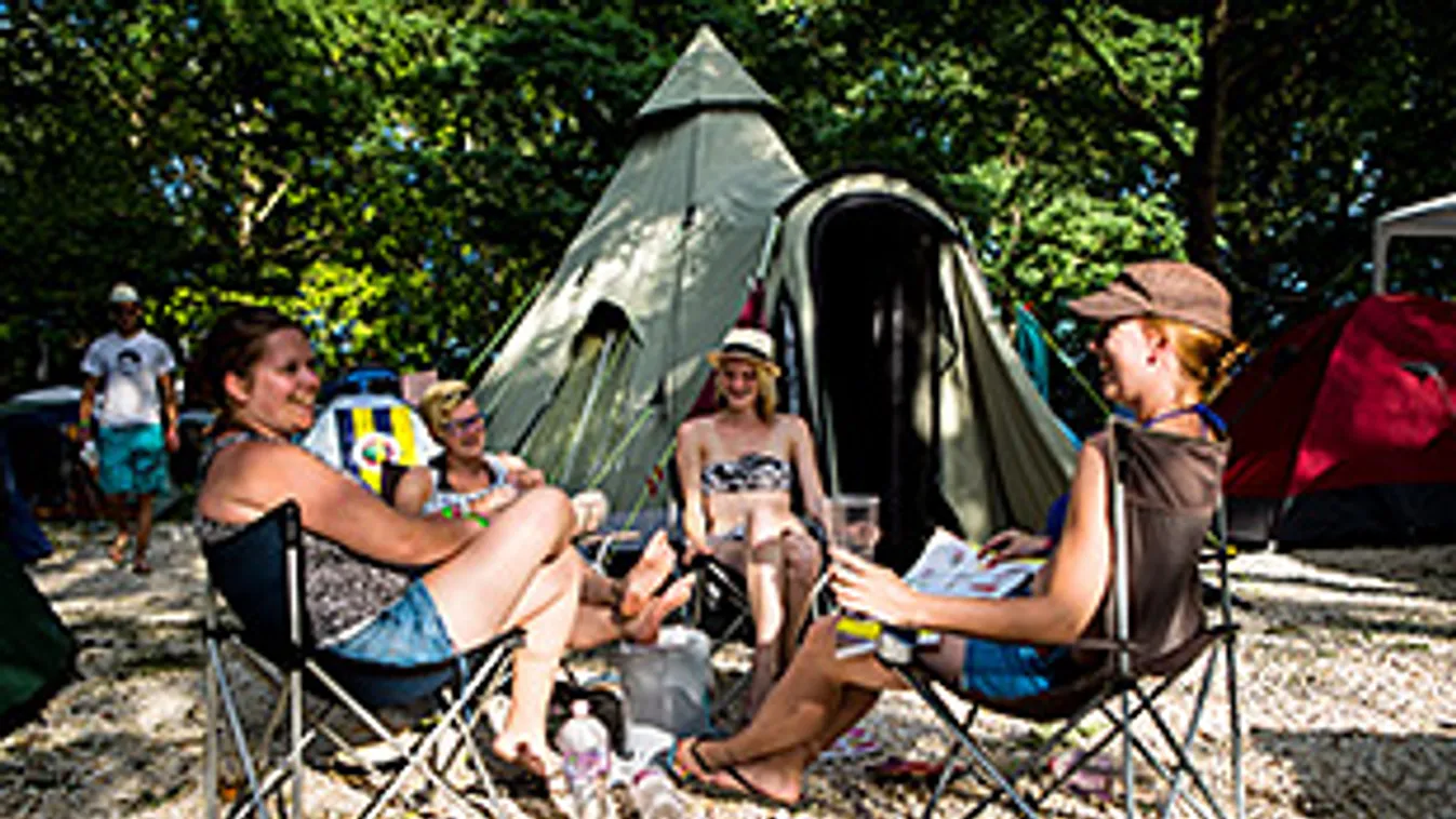 Sziget, VIP, camping