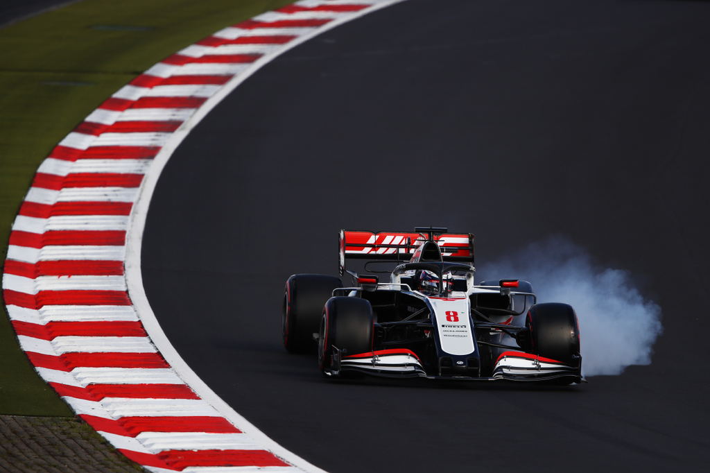 Forma-1, Romain Grosjean, Haas, Eifel Nagydíj 2020, szombat 