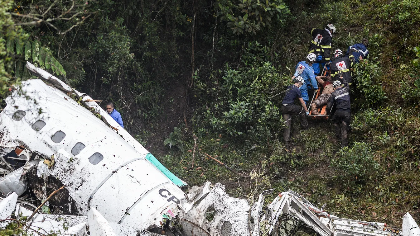 Chapecoense Kolumbia repülőgép szerencsétlenség 