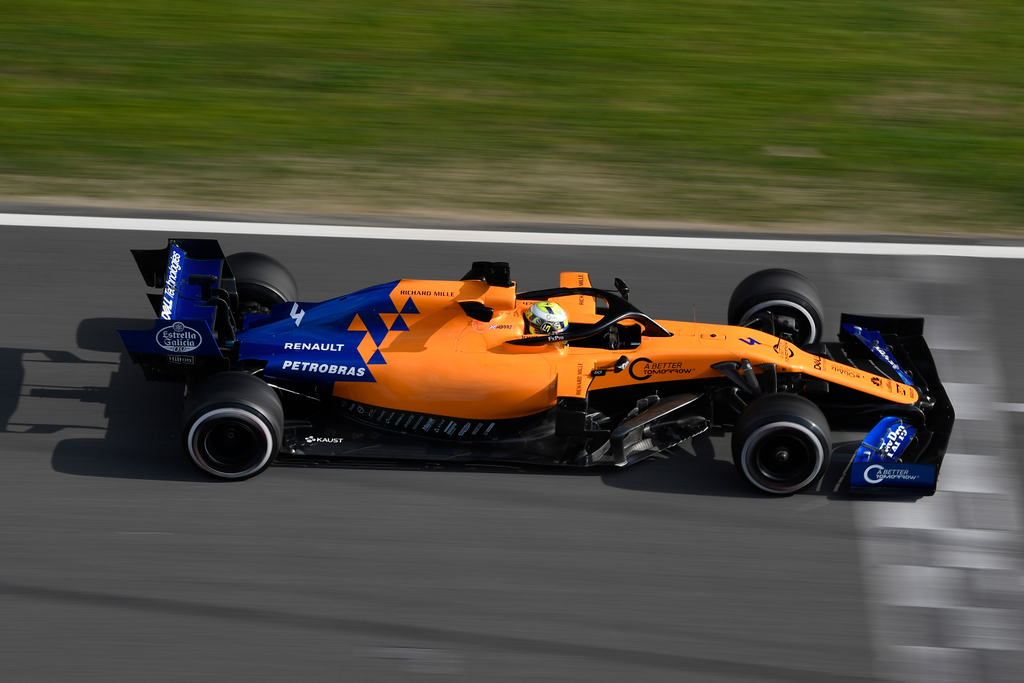 Forma-1, teszt, Barcelona, Lando Norris, McLaren Racing 