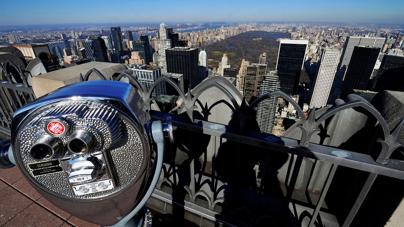 Aerial View America Architecture Central Park City Daniel Auduc Day Telescope Manhattan New York City New York State North America Outdoors Skyscraper Tower Tower Block Urban Scene Usa SQUARE FORMAT Aerial view of Central Park and its buildings, Manhattan