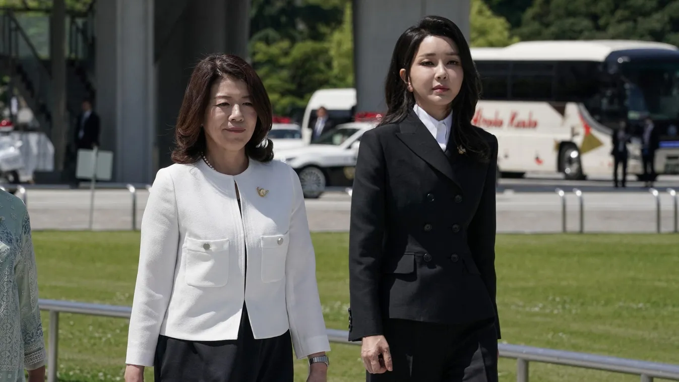 Hirosima, Béke emlékpark, japán, dél-korea, first lady 