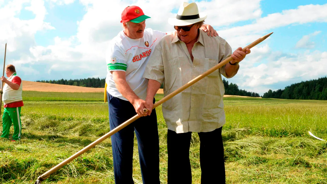 Gérard Depardieu Fehéroroszországban 