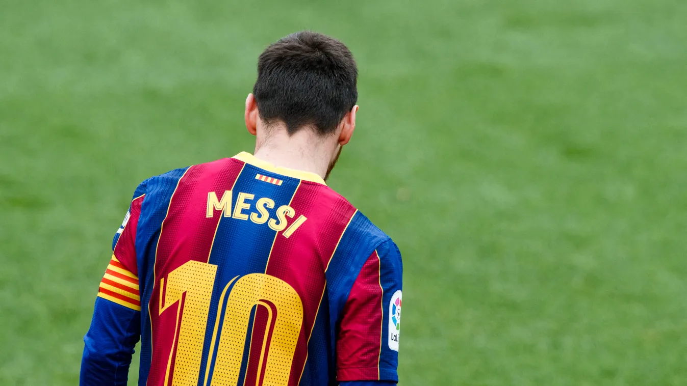 FC Barcelona v Cadiz CF - La Liga Santander fc barcelona barcelona cadiz la liga spanish camp nou 2021 One Person Leo Messi Waist Up Horizontal FOOTBALL SPORT 
