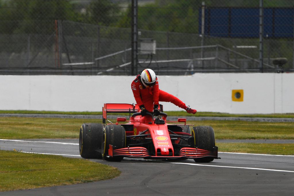 Forma-1, A 70. Évforduló Nagydíj, péntek, Sebastian Vettel, Scuderia Ferrari 