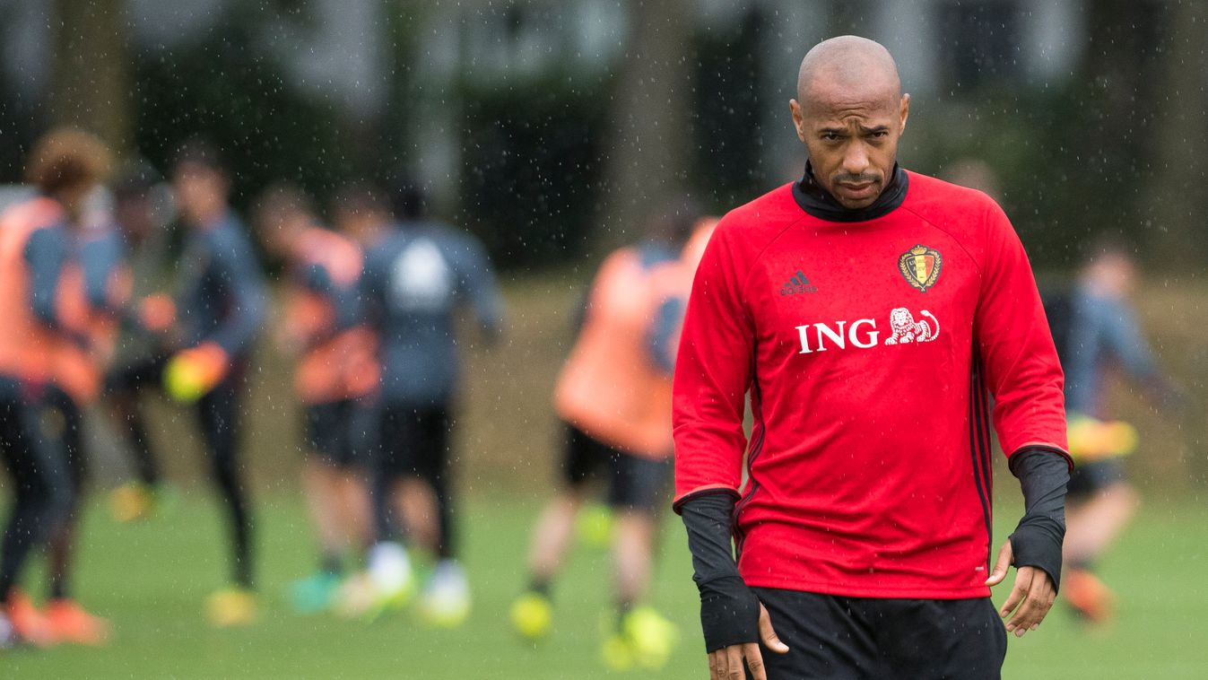 BELGASOCCER VOETBAL FOOT FOOTBALL RODE DUIVELS DIABLES ROUGES thierry henry 