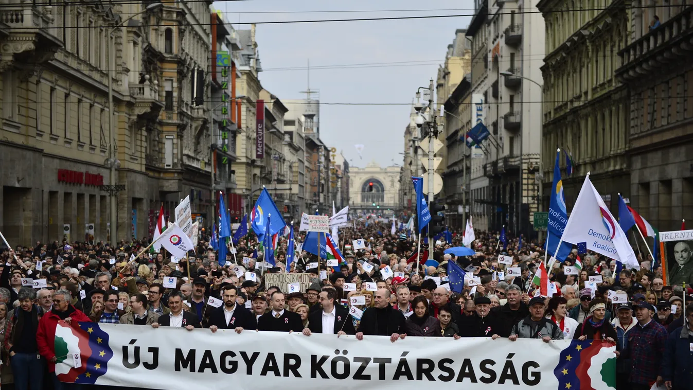 2015.03.15., Budapest, Új magyar köztársaságot! demonstráció 