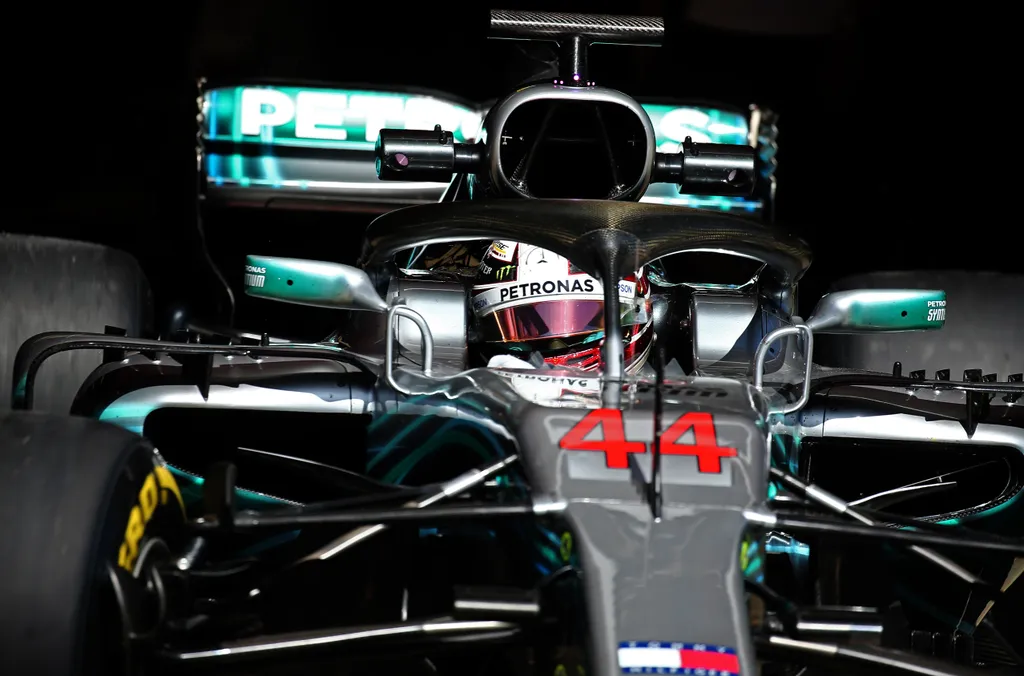 Forma-1-es szezonközi teszt, Barcelona, 1. nap, Lewis Hamilton, Mercedes-AMG Petronas 