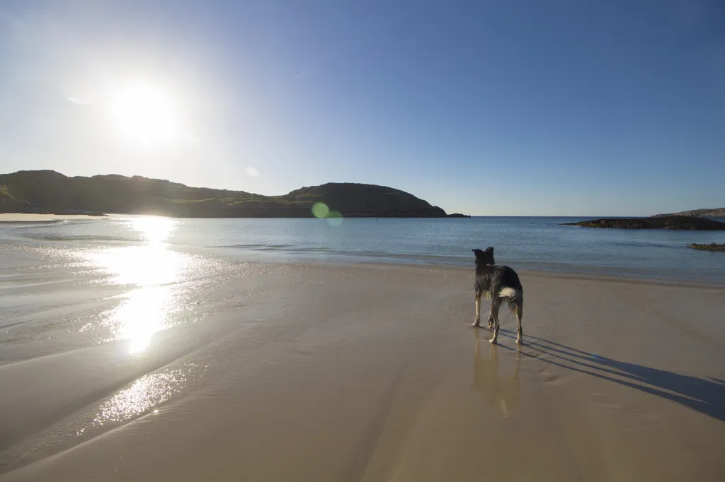 Achmelvich beach strand Skócia 