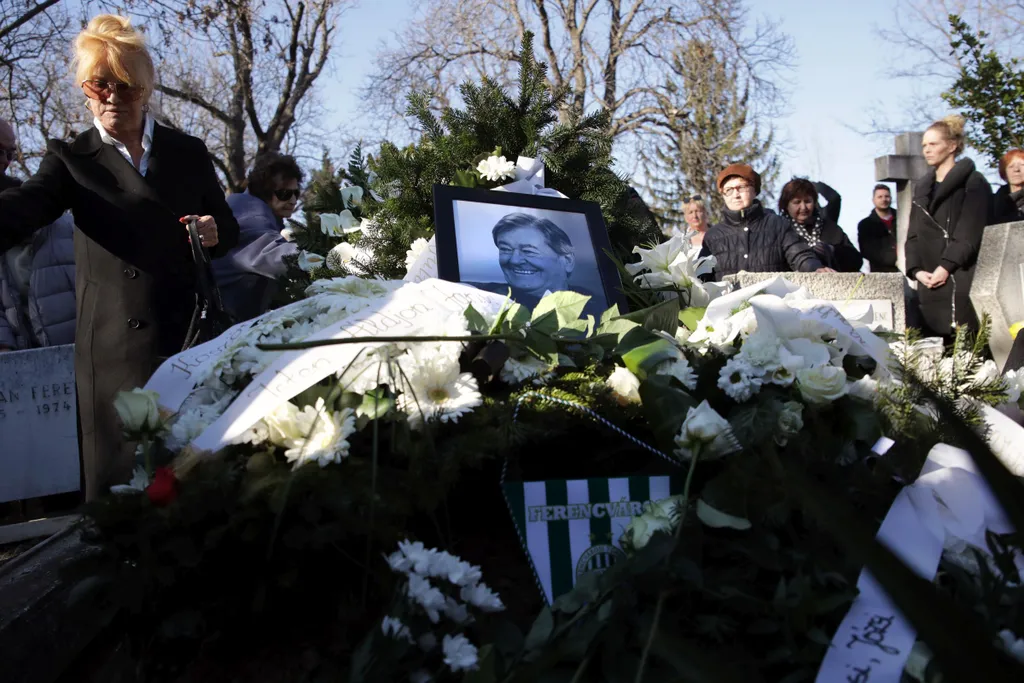 Koós János temetése a Farkasréti temetőben 2019 március 20-án 