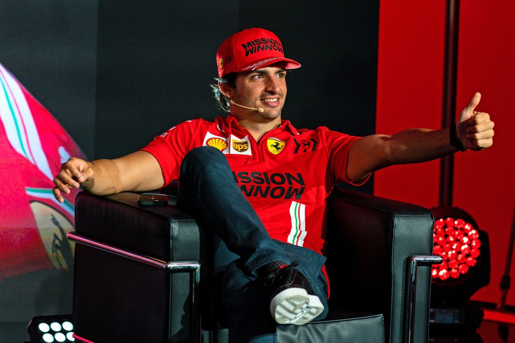 Forma-1, Carlos Sainz, Ferrari, 2021 