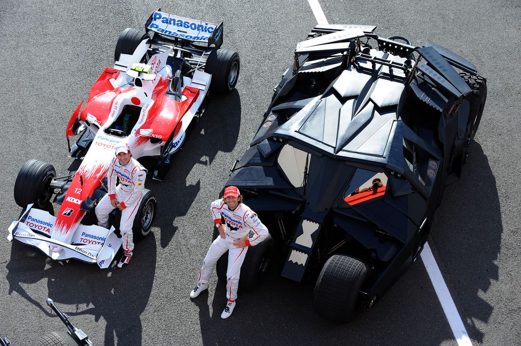 Forma-1, Jarno Trulli, Timo Glock, Brit Nagydíj 2008, Batmobile, Tumbler 