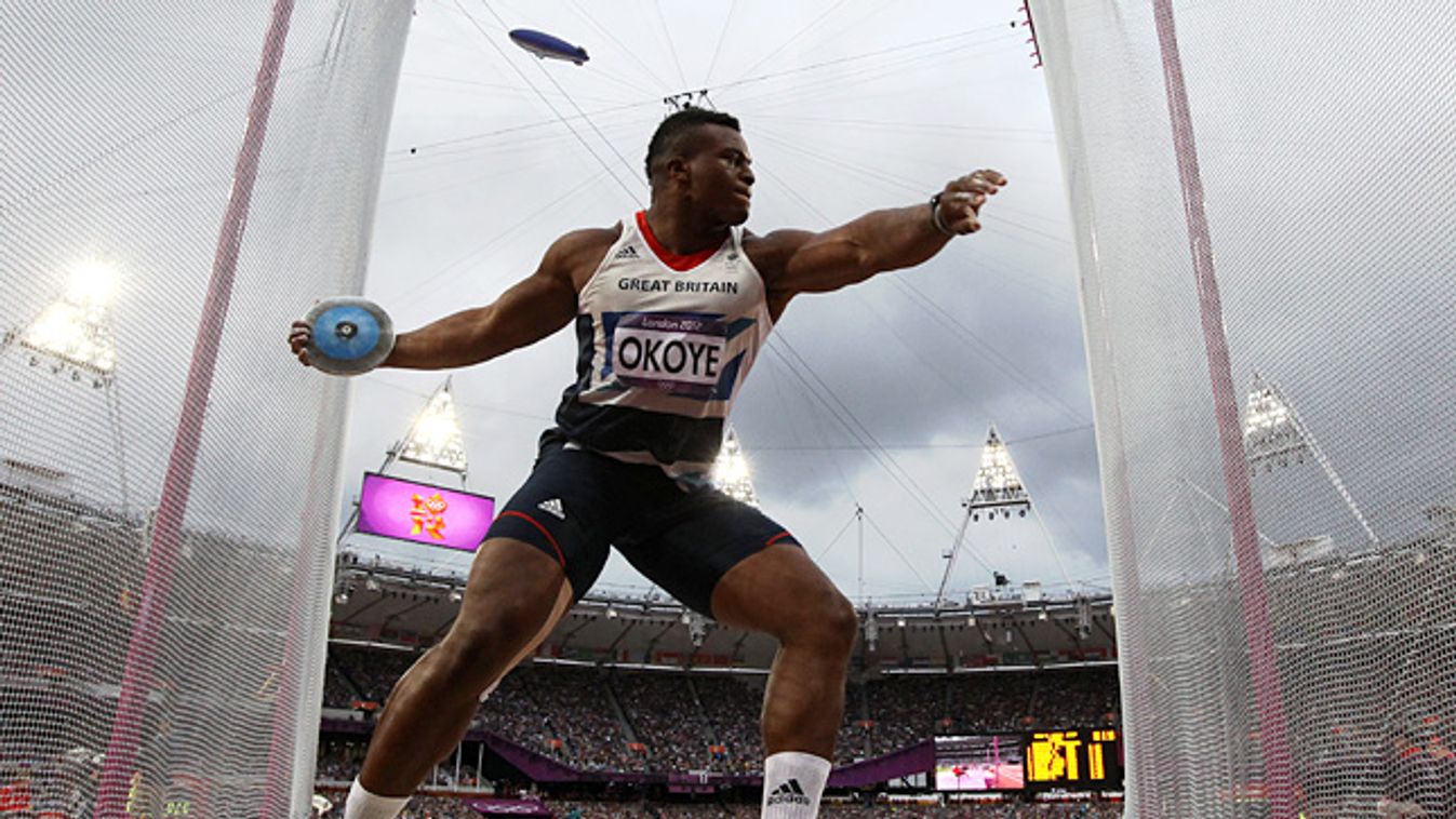 Lawrence Okoye brit diszkoszvető, olimpia 2012, NFL-es lesz