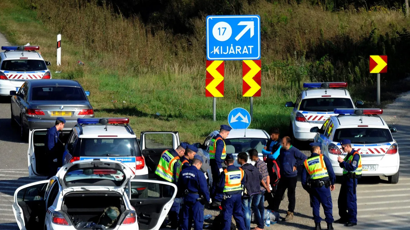 Fokozott rendőri ellenőrzés Budapest határában 