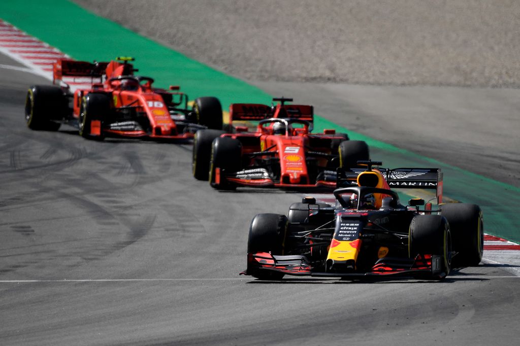 Forma-1, Spanyol Nagydíj, Max Verstappen, Sebastian Vettel, Charles Leclerc, Scuderia Ferrari, Red Bull Racing 