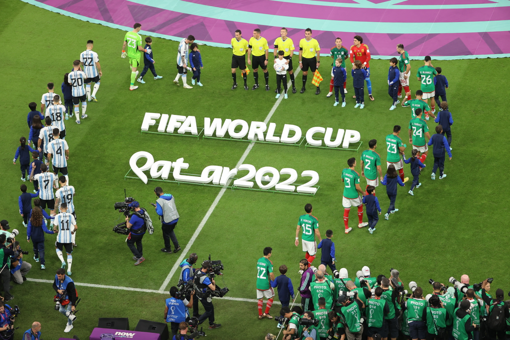2022-es labdarúgó-világbajnokság, 2022-es katari FIFA-világbajnokság, Katar, labdarúgás, futball, foci-vb, focivb2022, Argentína - Mexikó, Lusail Stadion, C csoport, 2022. 11. 26., KATAR 