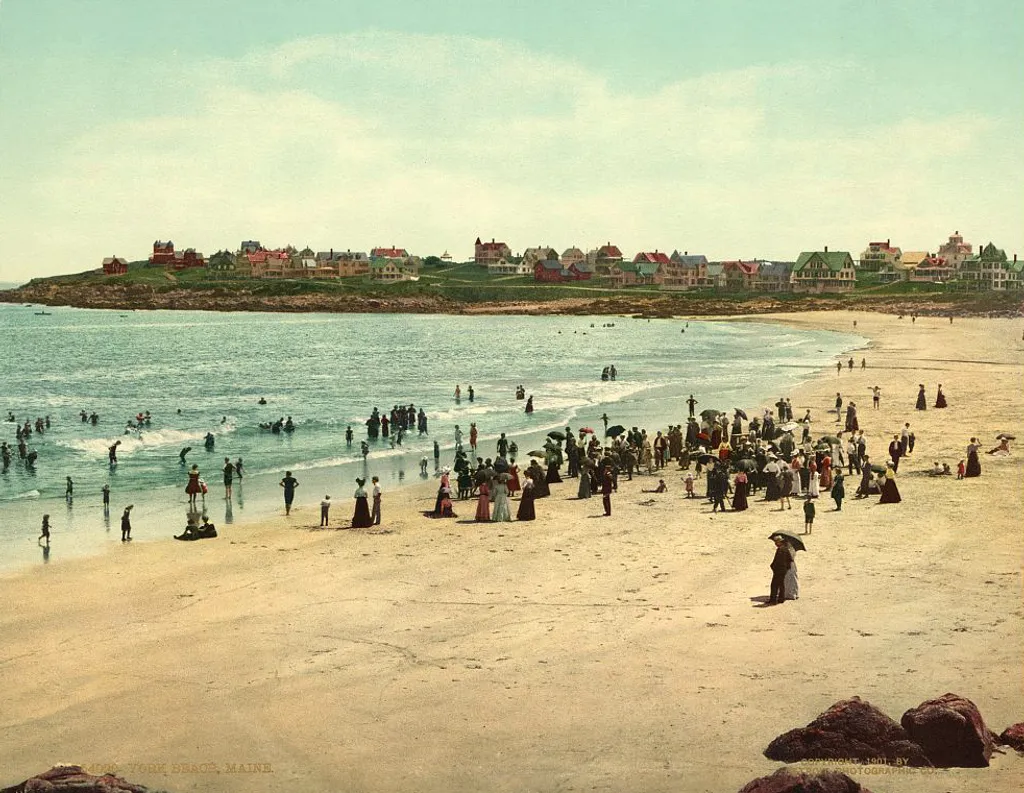 York beach Maine USA 1901 