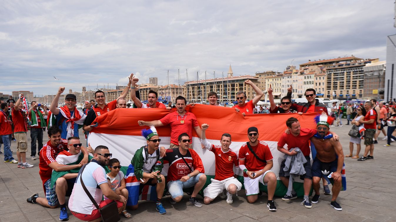 magyar szurkolók, foci, Euro 2016, foci Eb, UEFA Euro 2016, Stade Vélodrome, Marseille 