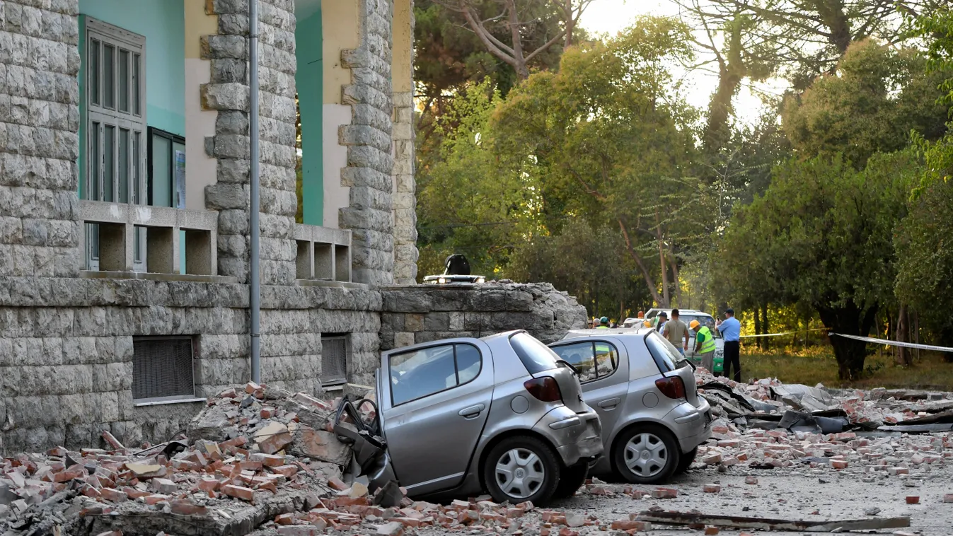 Tirana, földrengés 