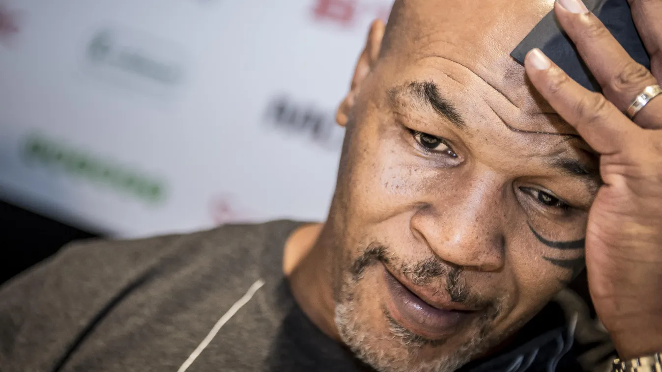 DENMARK: Retired boxers Mike Tyson and Mikkel Kessler hold press conference in Copenhagen SPORT 