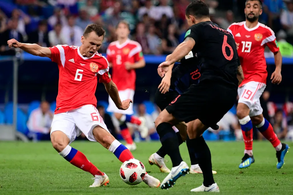 Oroszország - Horvátország, oroszországi labdarúgó-világbajnokság, negyeddöntő, Szocsi, 2018.07.07. 
