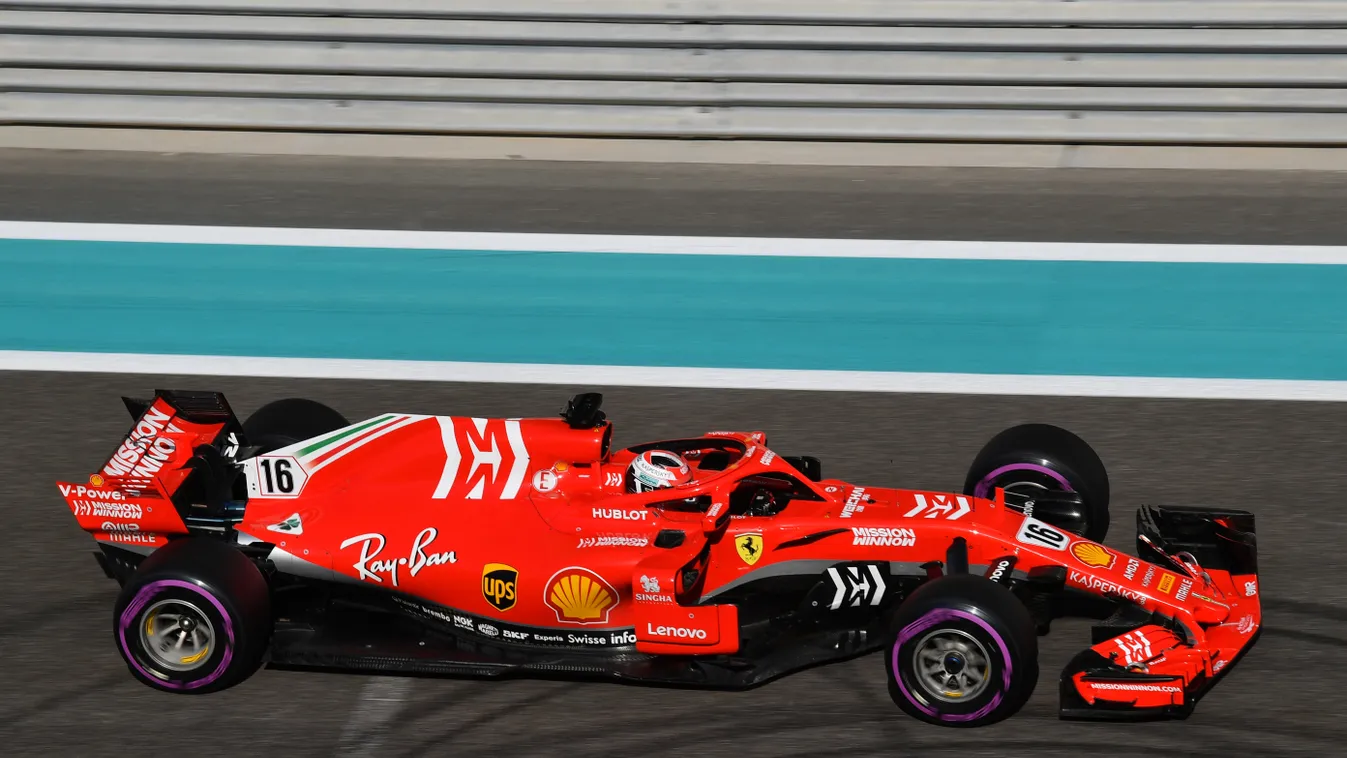 Forma-1, Charles Leclerc, Scuderia Ferrari, Abu-dzabi teszt 