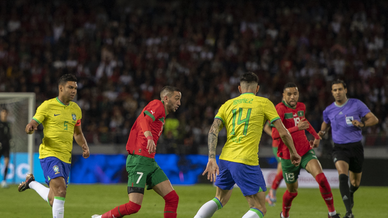 Morocco v Brazil - Friendly match sports Horizontal 
