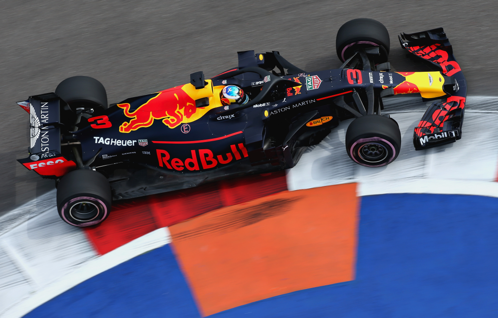 A Forma-1-es Orosz Nagydíj pénteki napja, Daniel Ricciardo, Red Bull Racing 