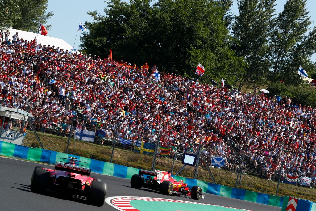 Forma-1, Sebastian Vettel, Kimi Räikkönen, Scuderia Ferrari, Magyar Nagydíj 