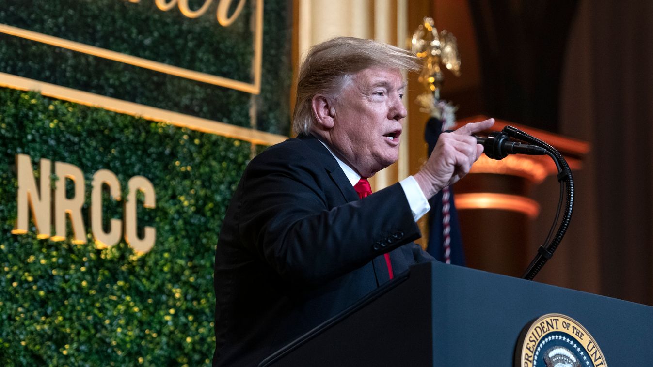 Trump Delivers Remarks at the NRCC Spring Dinner United States A Donald Trump National Republican Congressional Committee people POLITICS presidential GOP United States of America President Trump The Donald GOVERNMENT politicians Donald John Trump NORTH A