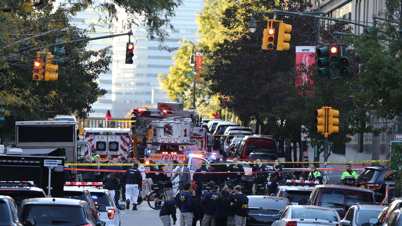 Truck plows through NYC Bike Path New York USA United States 2017 killed ATTACK wounded 