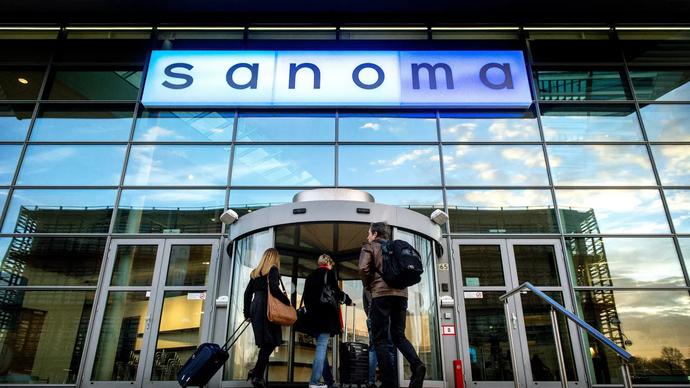 Sanoma, finn cég, logó 