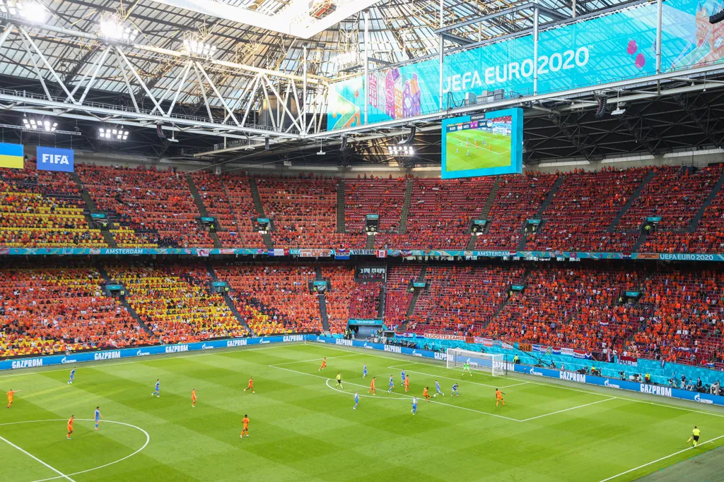 Hollandia - Ukrajna, Foci EB, labdarúgó Európa-bajnokság, Euro 2020, labdarúgás, csoportkör, C csoport, Johan Cruijff Arena, Amszterdam, 2021.06.13. 