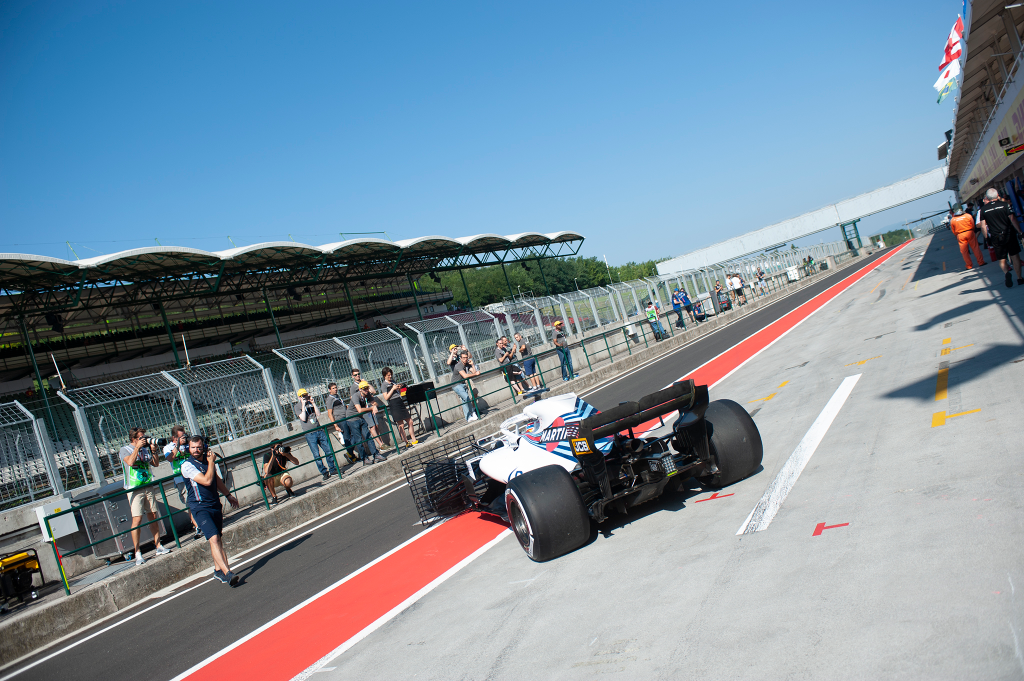 F1-es tesztelés a Hungaroringen, 1. nap, Oliver Rowland, Williams Racing 