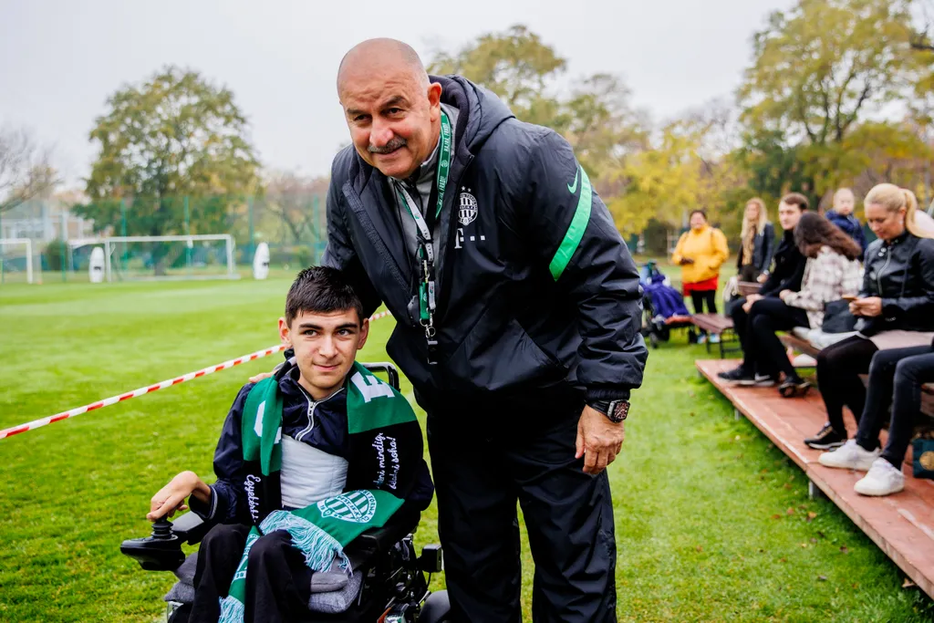 Ments Életet Közhasznú Alapítvány, találkozó, Fradi, Ferencváros, gyerek, gyerekek, futball, labdarúgás, közönség 