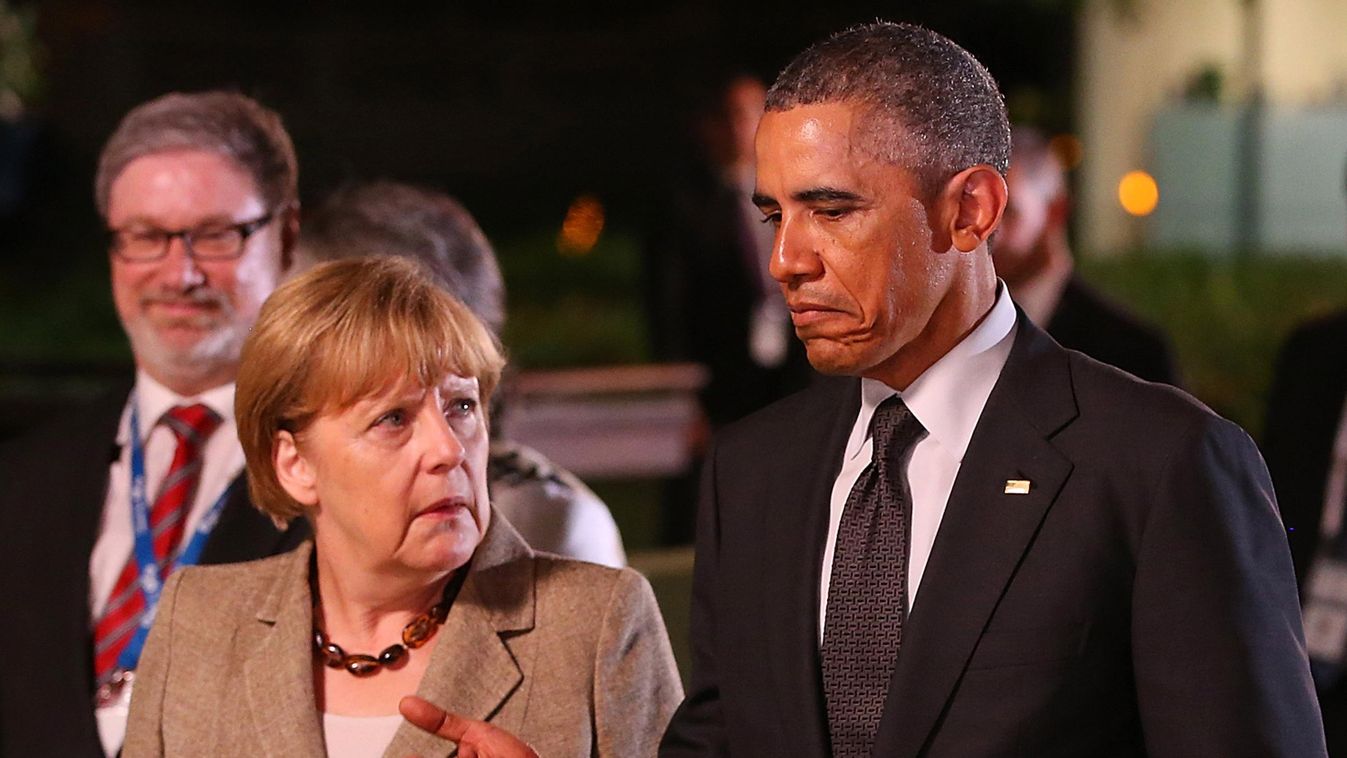 Barack Obama, Angela Merkel 