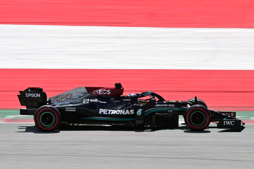 Forma-1, Stájer Nagydíj, időmérő, Lewis Hamilton, Mercedes 