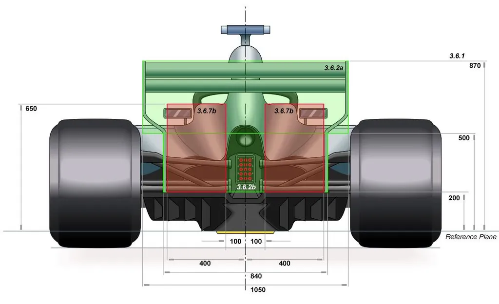 Forma-1, A 2019-es autó műszaki rajza 